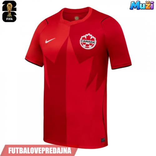 Lacne Muži Futbalové dres Kanada MS 2026 Krátky Rukáv - Domáci